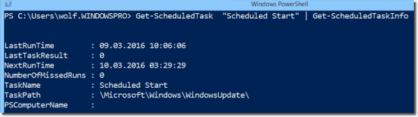 Get ScheduledTaskInfo provides details for scheduled tasks