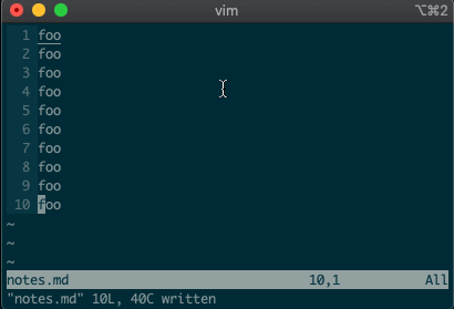 Replace foo with bar on line 3 with `:3s/foo/bar/g`