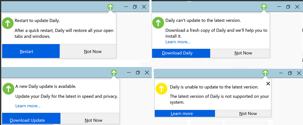 Thunderbird - Doorhanger Notifications