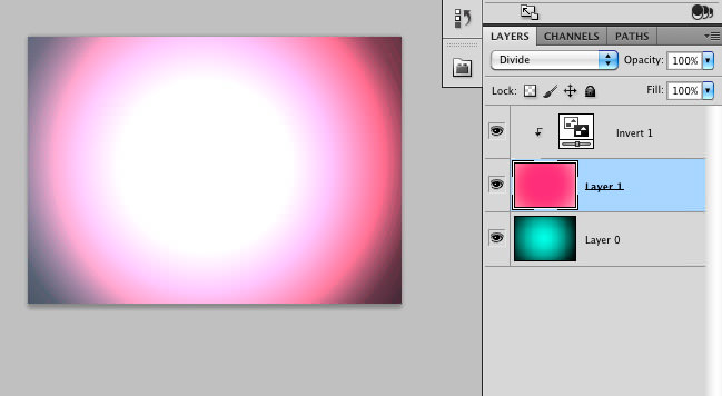 Divide Inverted same as Color Dodge