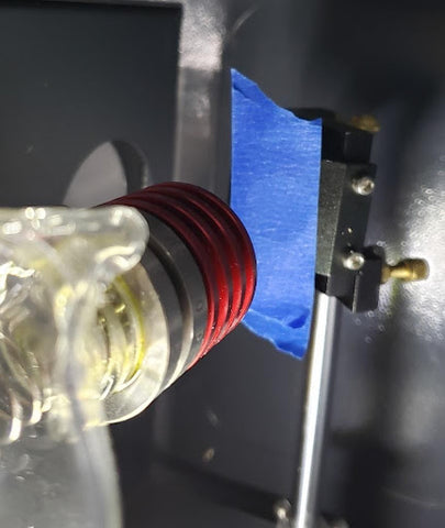how to align the laser tube